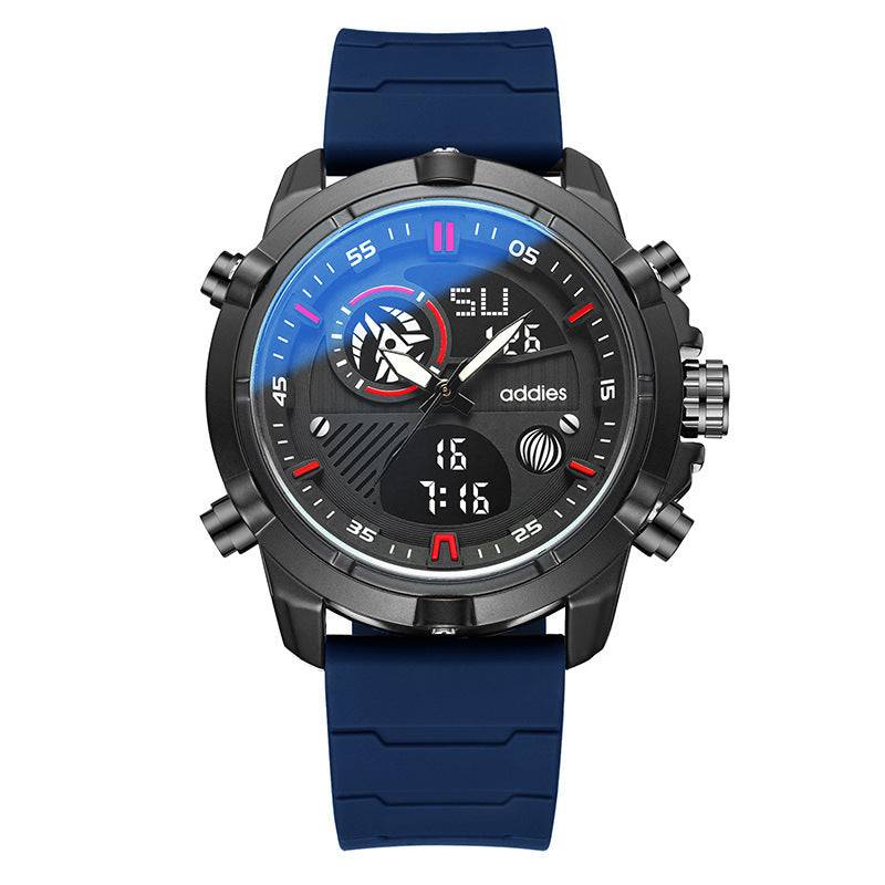 Blue strap men's sports luminous watch